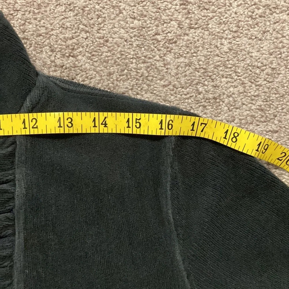 Koret Sport Black Velour Vintage Full Zip Jacket M - Picture 13 of 16